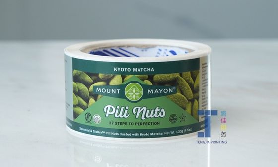 kwaliteit  Food Package Sticker With UV Coating fabriek