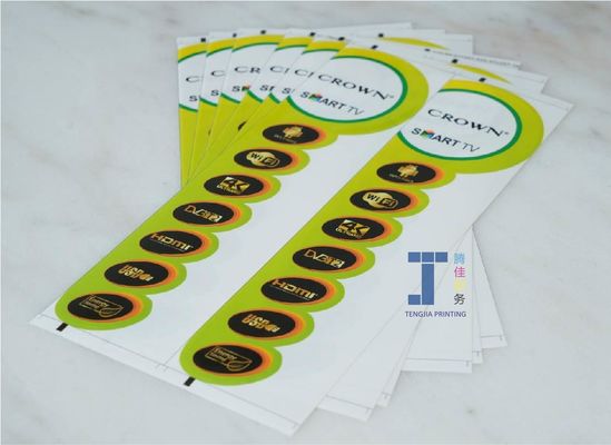 BOPP PE-stickers voor elektronische producten voor binnen- en buitengebruik voor professioneel gebruik