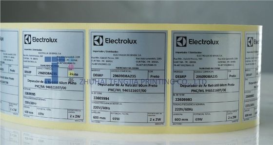 Aanpasbare afmetingen Elektrische waarschuwingsetiketten voor veiligheidsmeldingen