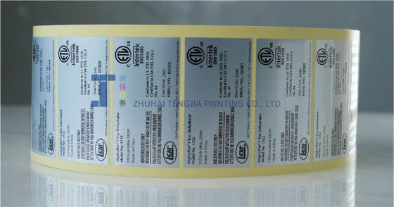 Elektrische veiligheidslabels Sticker weerbestendig