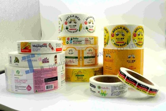 Screenprinting Shampoo Sticker Label In Plaat Verpakking Sterk kleefmiddel