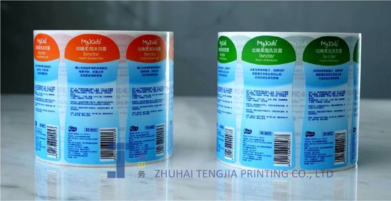 Aanpassing van shampoo-stickers