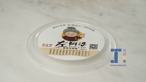 Waterdichte etiketten voor voedselcontainers