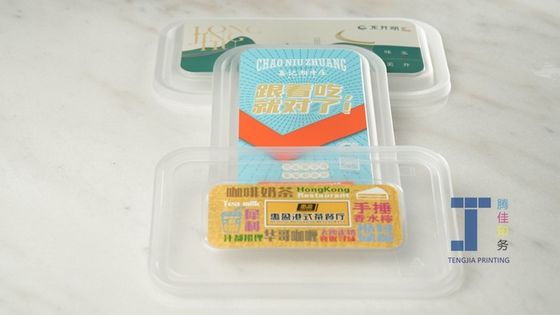 Waterdichte etiketten voor voedselcontainers