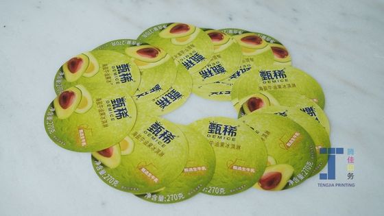 OEM Iml In Mould Etiketteren IJskruimbeker Etiketten Milieuvriendelijk
