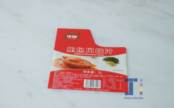 Rectangle In Mould Labels Duurzaam Hoogdefinitie Printing Gepersonaliseerd Logo