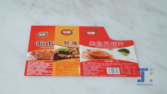 Rectangle In Mould Labels Duurzaam Hoogdefinitie Printing Gepersonaliseerd Logo