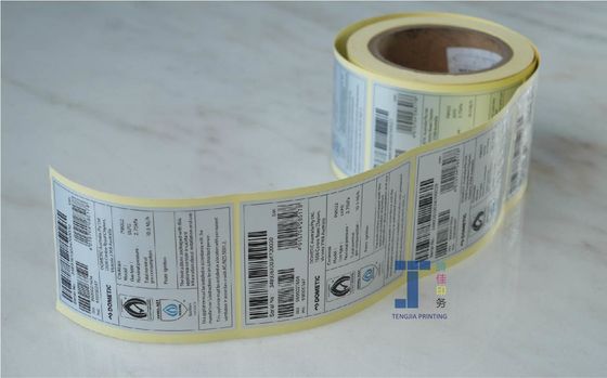 Weerbestand Elektronische productsticker Elektrische veiligheidsstickers Rollenverpakking