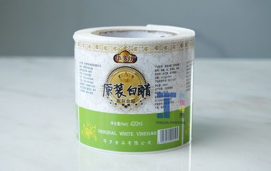 Aanpassing Food Business Stickers zelfklevend Voedsellabels Eco Friendly