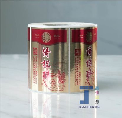 Temperatuurbestendige metalen stickerlabels Aanpasbare kleurvorm