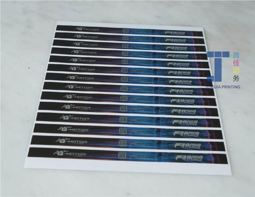 Vervaagingsbestendige, glanzende, afdrukbare metalen etiketten Gepersonaliseerde metalen stickers