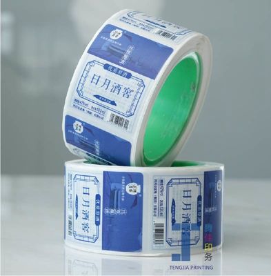 Geen kleefmiddel Waterdicht Kraftpapier Etiketten Custom Kraft Stickers Eco-vriendelijk