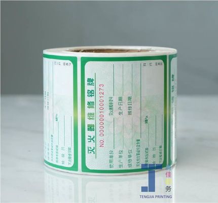 OEM Digitaal gedrukte gepersonaliseerde elektrische etiketten