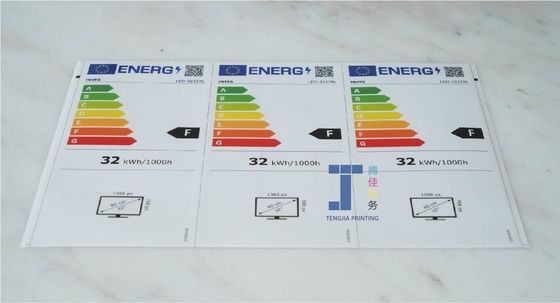 Energie-identificaties Elektronische productsticker Vlamvertrager