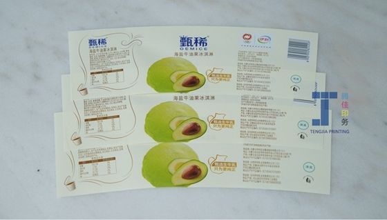 Matte oppervlakte afwerking Iml In Mould Etiquetteer stickers met CMYK kleur