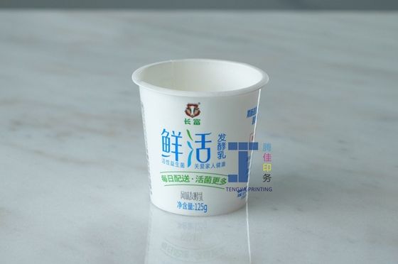Oranje schil in vorm Etiketten Plastic ijsbad Etiketten Offset gedrukt