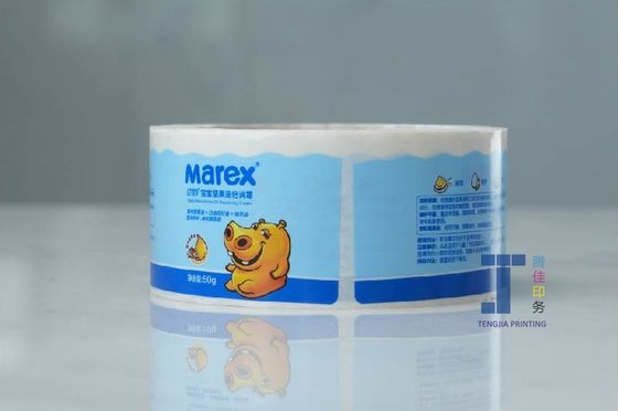Offsetprinting Kraftpapier Sticker Label op maat voor verpakking