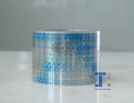 Permanente kleefstof gedrukte transparante etiketten 50 micron-150 micron Dikte