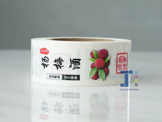 Gepersonaliseerde etiketten voor champagneflessen, voorgedrukte wijnetiketten OEM