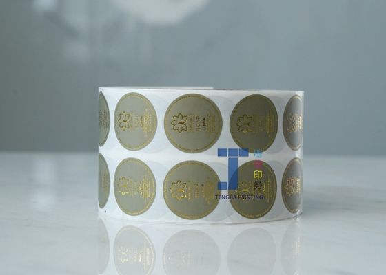 Papier Vinyl PET PP PVC Embossed Sticker Labels Indoor Outdoor Gebruik