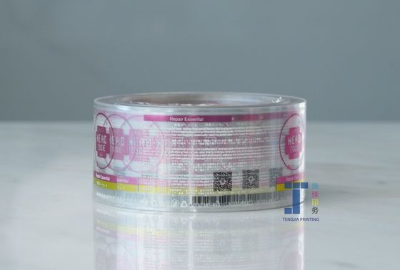 Aanpasbare, heldere plastic stickers, waterdicht